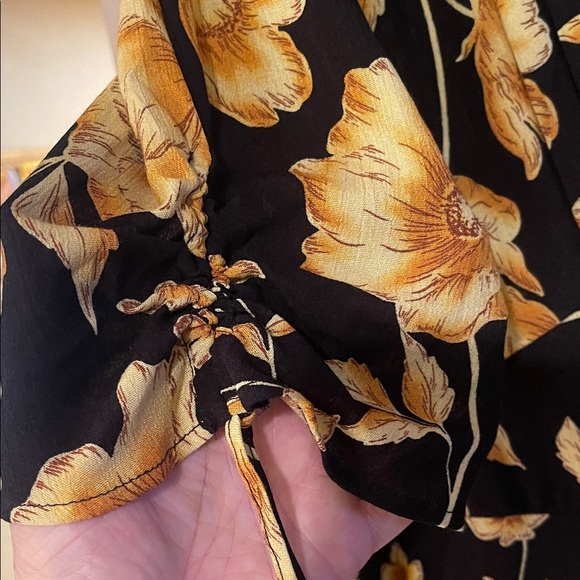 Premier Black and Yellow Floral Maxi Dress - Picture 4 of 12